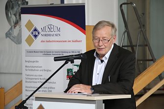 Eine Geschichte in der Geschichte - Hans-Georg Franke blickte auf zehn Jahre IFA-Museum zur&uuml;ck (Foto: agl)