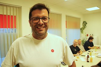 Patrick B&ouml;rsch bedankte sich bei allen W&auml;hlern, dem Team und seiner Familie. Vielleicht war es nicht sein letzter Wahlkampf (Foto: agl)