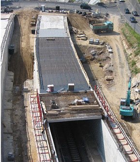 Br&uuml;cke bei Aschaffenburg (Foto: HABAU Heringen)