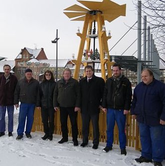 Aufgestellt (Foto: privat)