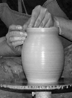 T&ouml;pferscheibe (Foto: Kunsthof Friedrichsrode)