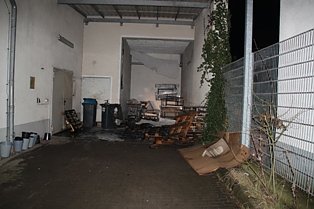 Brandstiftung (Foto: Polizei)