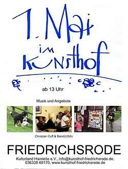 1. Mai im Kunsthof (Foto: Kunsthof Friedrichsrode)