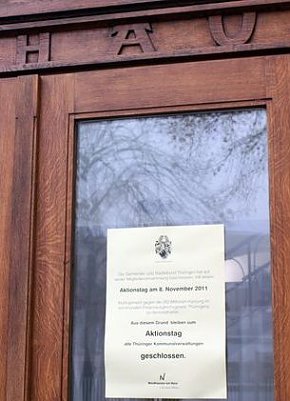 Geschlossen (Foto: nnz)