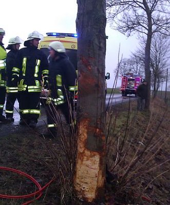 Unfall zwischen Mackenrode und Limlingerode (Foto: N. Kratzin)