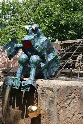 Der Frosch wartet (Foto: S. Spehr)