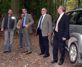 Vorstand vor Ort (Foto: NUV)