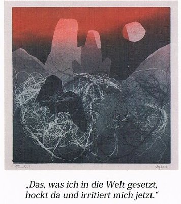 Die Einladung zur Ausstellung (Foto: Archiv Kneffel)