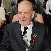 Dr. Walter Elmer bei der feierlichen Verleihung des  Bundesverdienstkreuzes am Bande (Foto: Stadt Nordhausen)