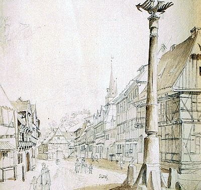 Vor dem Vogel um 1830 (Foto: Archiv Kneffel)