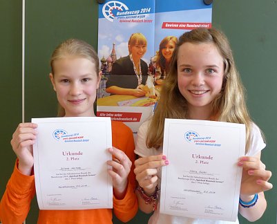 Juliane Neitzke und Clara Eisler erreichten Platz zwei (Foto: Gabriele Gorges)