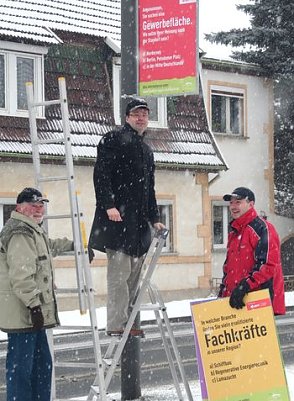 Aufmerksam machen  (Foto: Spehr)