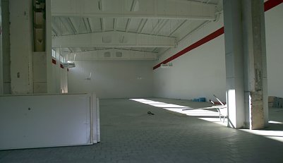 Blick in das Innere der Halle (Foto: Kurt Frank)