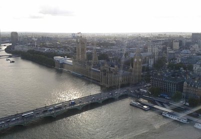 Ein weltber&uuml;hmtes Monument am n&auml;chsten -  London von oben (Foto: Schiller Gymnasium Bleicherode)