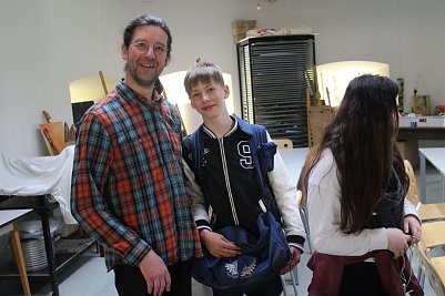 Vereinsvorsitzender Thomas Kerwitz: "k&uuml;nstlerisches Denken ist auch demokratisches Denken (Foto: Angelo Glashagel)
