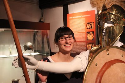 Catharina S&auml;nger studiert in Jena klassische Arch&auml;ologie (Foto: Angelo Glashagel)