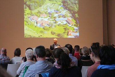 R&uuml;diger Dalhke im Nordh&auml;user B&uuml;rgerhaus (Foto: Angelo Glashagel)