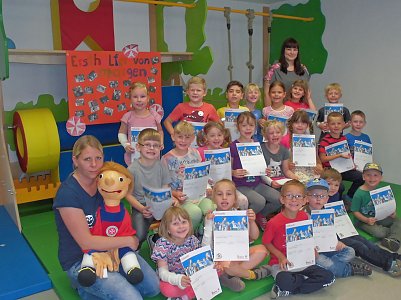 Kleine Ersthelfer von morgen ausgezeichnet (Foto: Johanniter / Sabine Jentho)