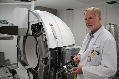 Dr. Gert Zinger arbeitet seit 34 Jahren als Nuklearmediziner und begleitete den Aufbau seines neuen Bereiches  (Foto: Angelo Glashagel)