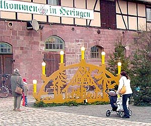 Weihnachtsmarkt in Heringen (Foto: nnz)