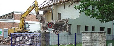 Abriss f&uuml;r den Aufbau (Foto: nnz)