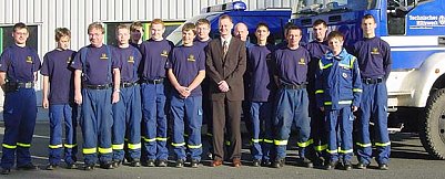 Blaue f&uuml;r den Einsatz und Spende (Foto: nnz)