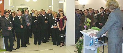 Empfang im Rathaus (Foto: nnz)