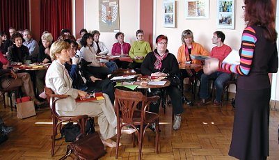 Lehrer neugierig auf Theater (Foto: nnz)