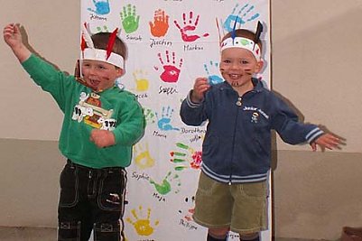 Kindianer waren unterwegs (Foto: nnz)