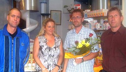 Blumen f&uuml;r Bandagen (Foto: nnz)