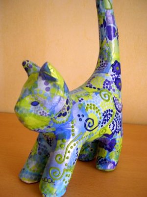 Katze basteln (Foto: J. Piper)