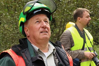 Hennri Partsch leitet beim Th&uuml;ringenForst die Verkehrssicherung (Foto: agl)