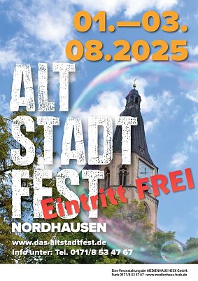 Plakat zum Altstadtfest 2025 (Foto: Agentur)