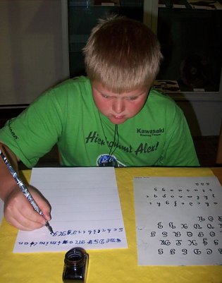 In der Schreibstube (Foto: nnz)