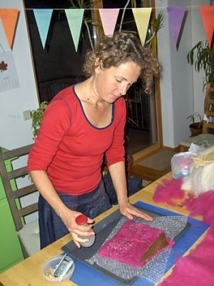 Die Filzerin (Foto: JKS)