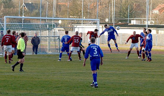 Im Strafraum der Gäste (Foto: nnz) Im Strafraum der Gäste (Foto: nnz)