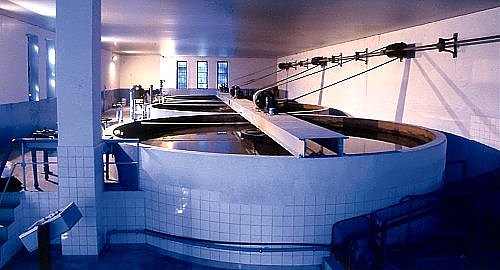 Blick ins Wasserwerk, Filteranlage (Foto: nnz)