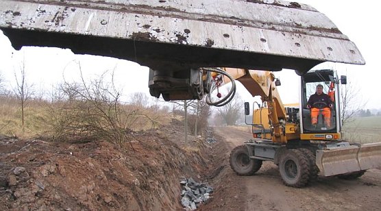 Graben gezogen (Foto: nnz)