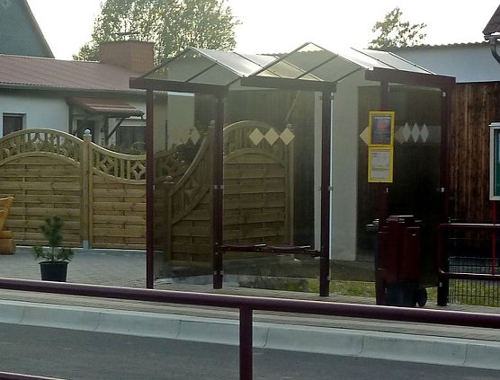 Neue Haltestelle (Foto: privat) Neue Haltestelle (Foto: privat)