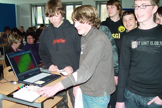 Zu Gast an der FHN (Foto: Schelenhaus)