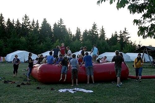 Jede Menge Spa&szlig; im Lager (Foto: F. Tuschy)