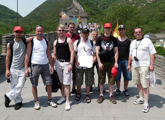 Auf der Mauer (Foto: privat) Auf der Mauer (Foto: privat)