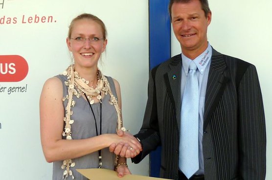 Sportliche Unterst&uuml;tzung (Foto: privat)