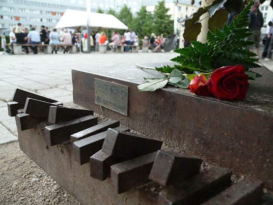Gedenken an Dieter Gabriel (Foto: Angelo Glashagel)