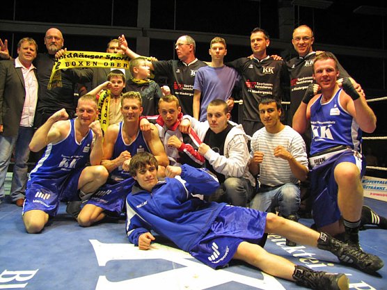 Geschafft: Erfolgreiche Nordh&auml;user Boxer (Foto: Grabe)