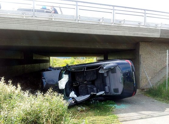 Unfallauto (Foto: privat) Unfallauto (Foto: privat)