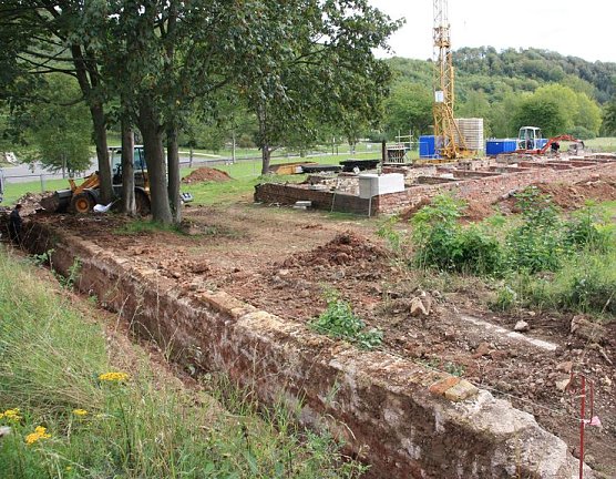 Arbeiten haben begonnen (Foto: Gedenkst&auml;tte Mittelbau Dora)