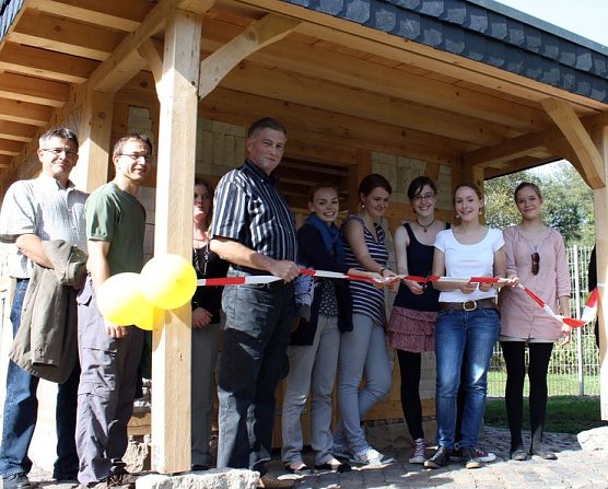 Wanderh&uuml;tte im Park (Foto: I. Bergmann)