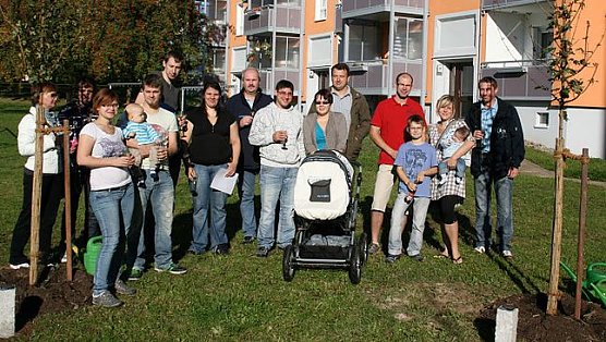 Sprösslinge gepflanzt (Foto: WBG) Sprösslinge gepflanzt (Foto: WBG)