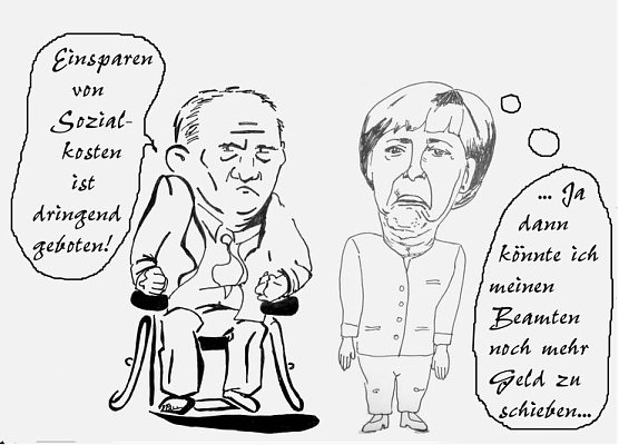 Karikatur (Foto: H. Buntfu&szlig;)